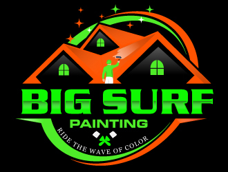 Big Surf Painting logo design by Suvendu
