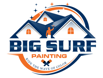 Big Surf Painting logo design by Suvendu