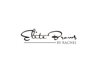 Elite Brows by Rachel logo design by bombers