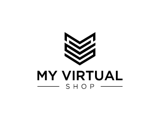 My Virtual Shop logo design by wongndeso