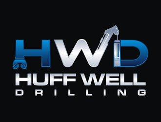 Huff Well Drilling logo design by Rizqy
