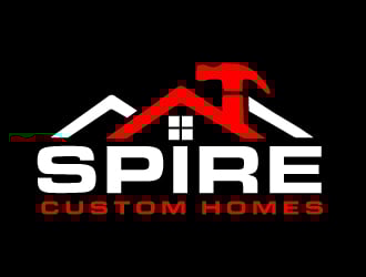 Spire Custom Homes logo design by ElonStark