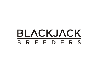 Blackjack Breeders logo design by vostre
