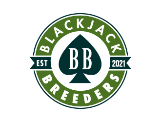 Blackjack Breeders logo design by pilKB