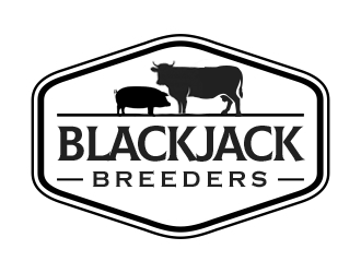 Blackjack Breeders logo design by kunejo