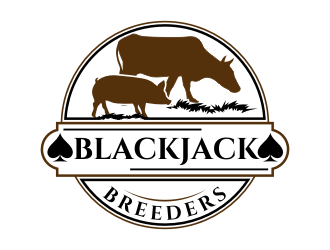 Blackjack Breeders logo design by rgb1