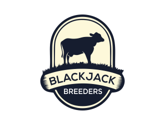 Blackjack Breeders logo design by MUNAROH