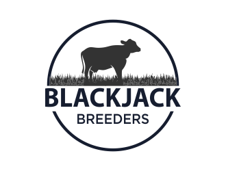 Blackjack Breeders logo design by MUNAROH