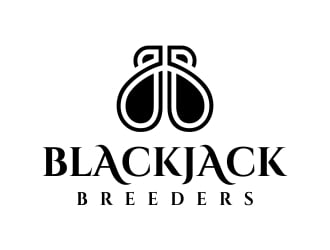 Blackjack Breeders logo design by excelentlogo