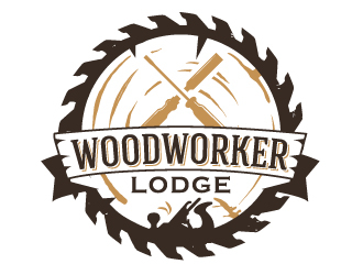 woodworker lodge logo design by akilis13