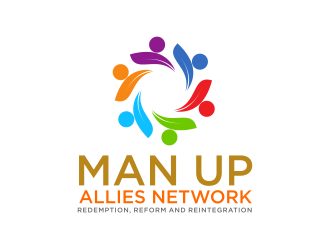 MAN UP ALLIES NETWORK ( Redemption. Reform. Reintegration) logo design by GassPoll