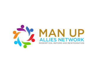 MAN UP ALLIES NETWORK ( Redemption. Reform. Reintegration) logo design by GassPoll