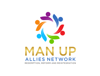 MAN UP ALLIES NETWORK ( Redemption. Reform. Reintegration) logo design by GassPoll