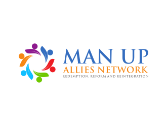 MAN UP ALLIES NETWORK ( Redemption. Reform. Reintegration) logo design by GassPoll
