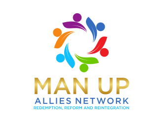 MAN UP ALLIES NETWORK ( Redemption. Reform. Reintegration) logo design by GassPoll