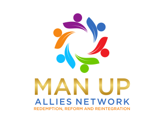 MAN UP ALLIES NETWORK ( Redemption. Reform. Reintegration) logo design by GassPoll