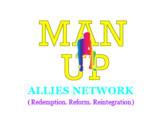 MAN UP ALLIES NETWORK ( Redemption. Reform. Reintegration) logo design by chumberarto
