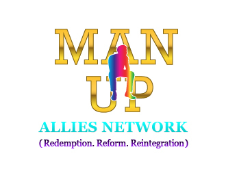 MAN UP ALLIES NETWORK ( Redemption. Reform. Reintegration) logo design by chumberarto