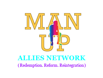 MAN UP ALLIES NETWORK ( Redemption. Reform. Reintegration) logo design by chumberarto