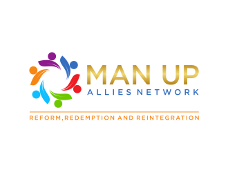 MAN UP ALLIES NETWORK ( Redemption. Reform. Reintegration) logo design by GassPoll
