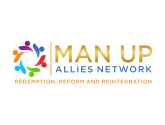 MAN UP ALLIES NETWORK ( Redemption. Reform. Reintegration) logo design by GassPoll
