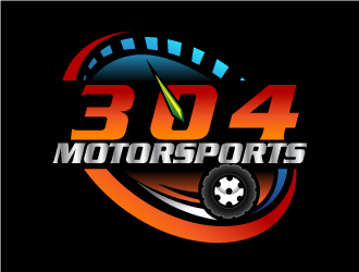 304Motorsports logo design by LogoQueen