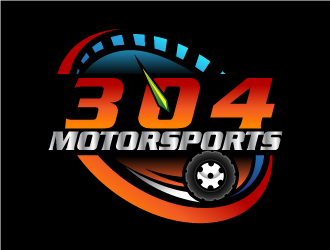 304Motorsports logo design by LogoQueen