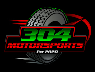 304Motorsports logo design by LogoQueen