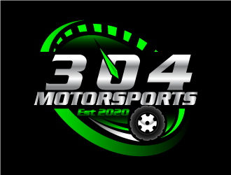 304Motorsports logo design by LogoQueen