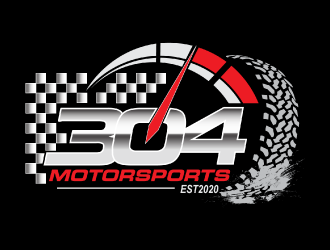 304Motorsports logo design by nona