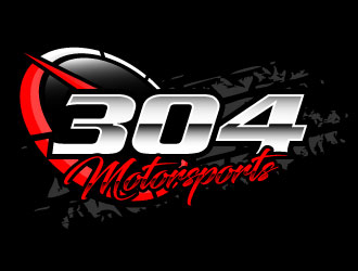 304Motorsports logo design by daywalker