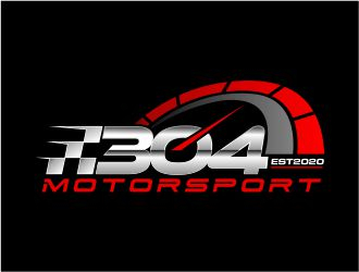 304Motorsports logo design by fadlan
