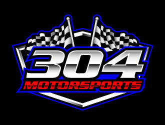 304Motorsports logo design by daywalker