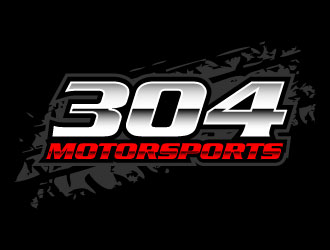 304Motorsports logo design by daywalker