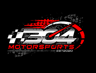304Motorsports logo design by pencilhand