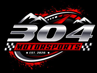 304Motorsports logo design by LucidSketch