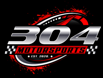 304Motorsports logo design by LucidSketch