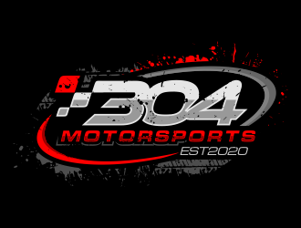 304Motorsports logo design by Gopil