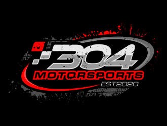 304Motorsports logo design by Gopil
