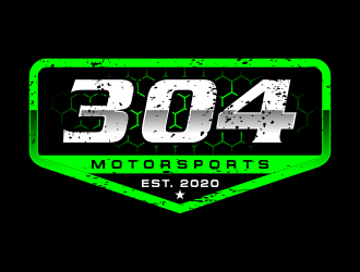 304Motorsports logo design by kopipanas