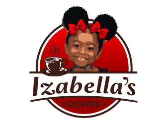 Izabellas Coffee logo design by coco
