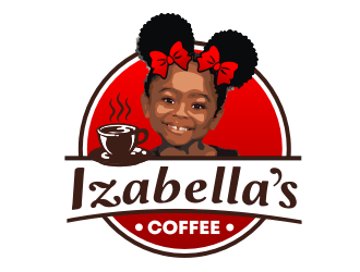 Izabellas Coffee logo design by coco