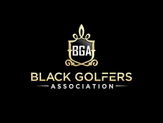black golfers association (BGA) logo design by M J