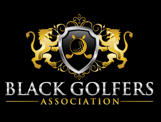 black golfers association (BGA) logo design by ElonStark
