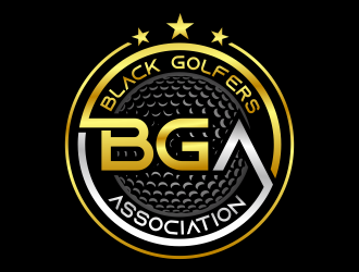 black golfers association (BGA) logo design by agus