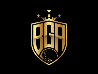 black golfers association (BGA) logo design by yunda