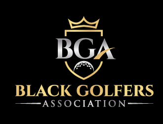 black golfers association (BGA) logo design by jaize