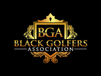 black golfers association (BGA) logo design by daywalker