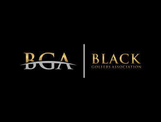black golfers association (BGA) logo design by ozenkgraphic