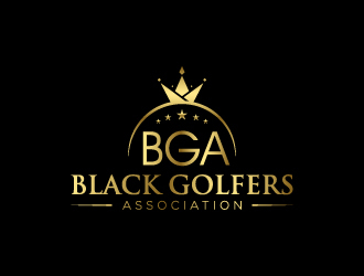 black golfers association (BGA) logo design by wongndeso